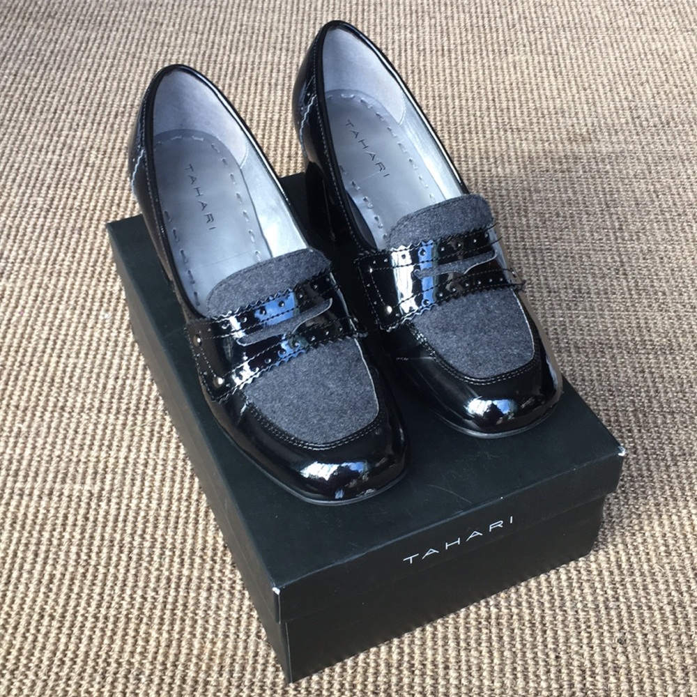Tahari Logan Patent Leather Heels
